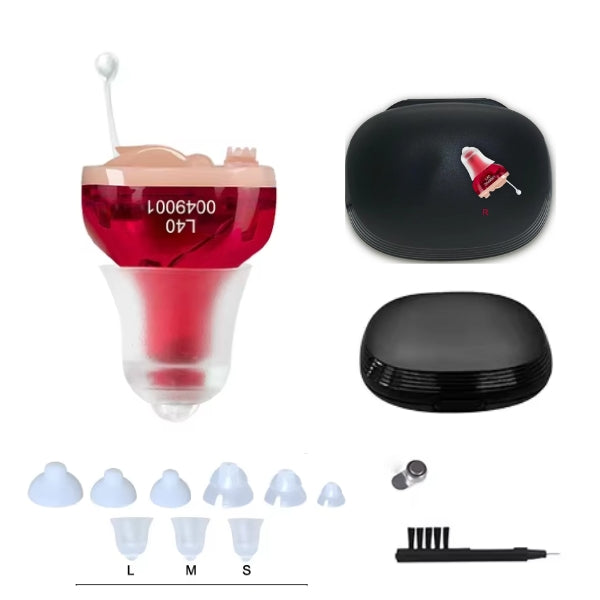 Unsichtbare Knopfzellen-Hörgeräte mit klarem Klang