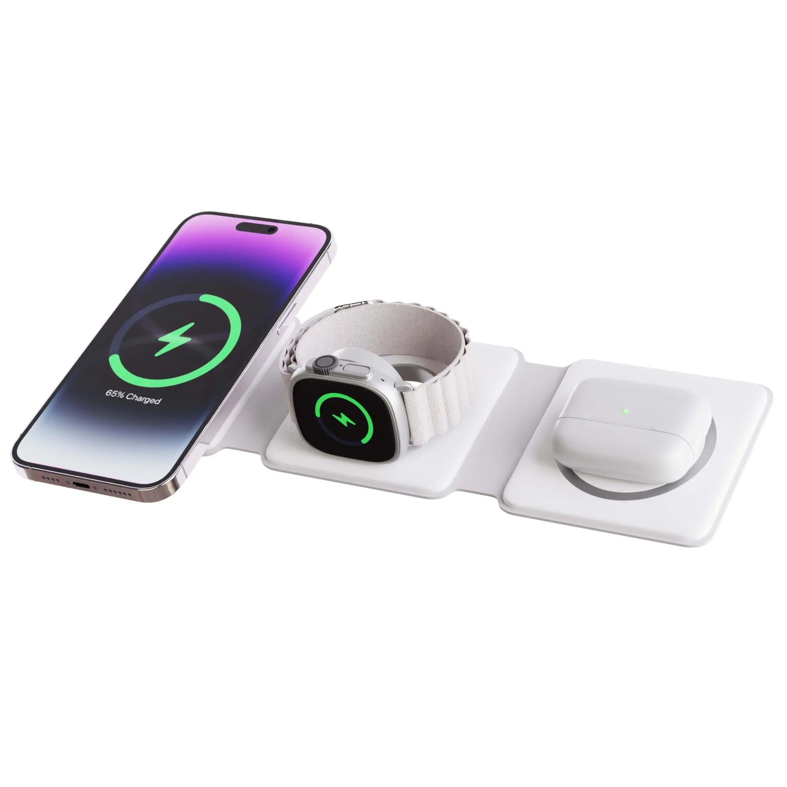 Wireless Charging Pad Foldable Travel Dock