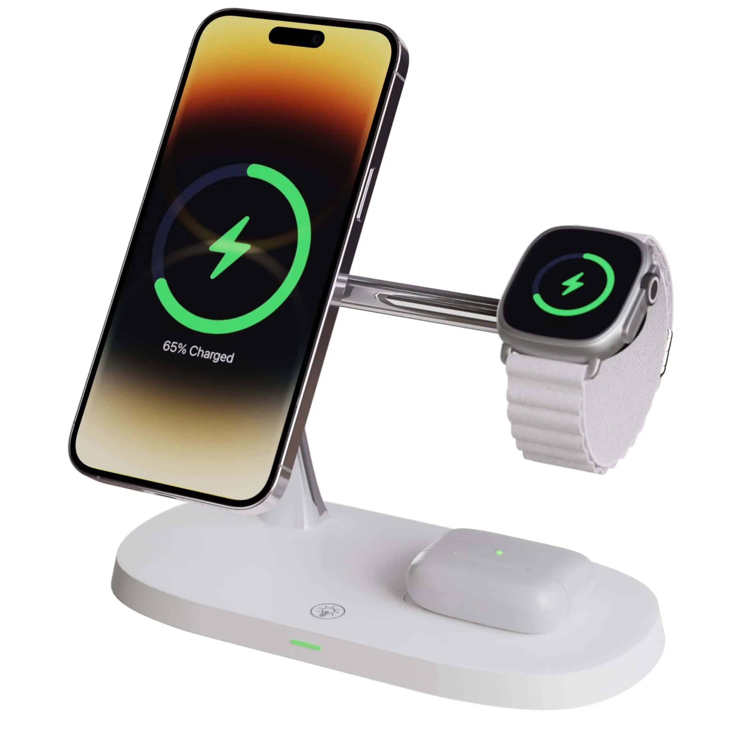 Wireless Charging Station with Magnetic Stand