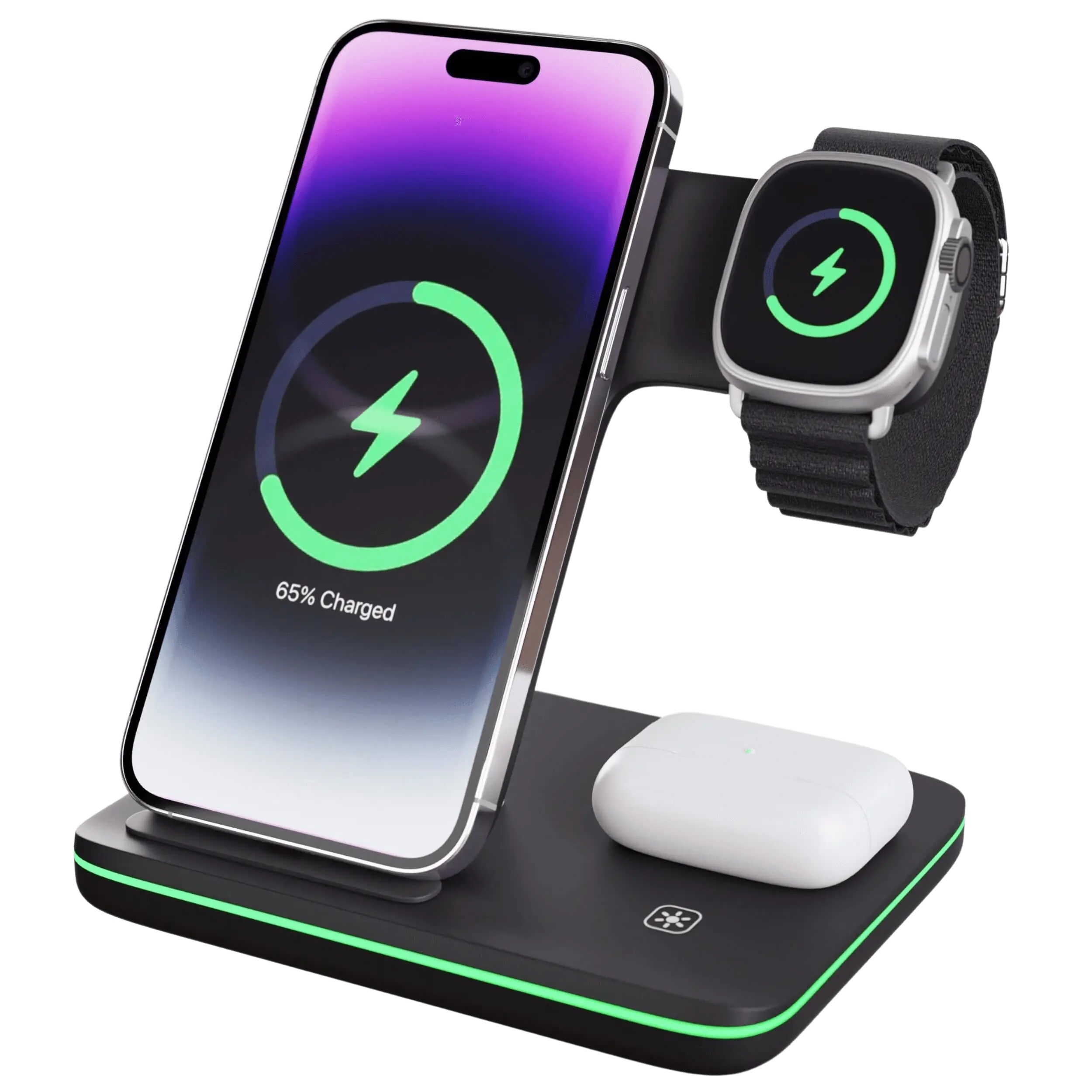 Wireless Charging Dock for iPhone and Apple Watch
