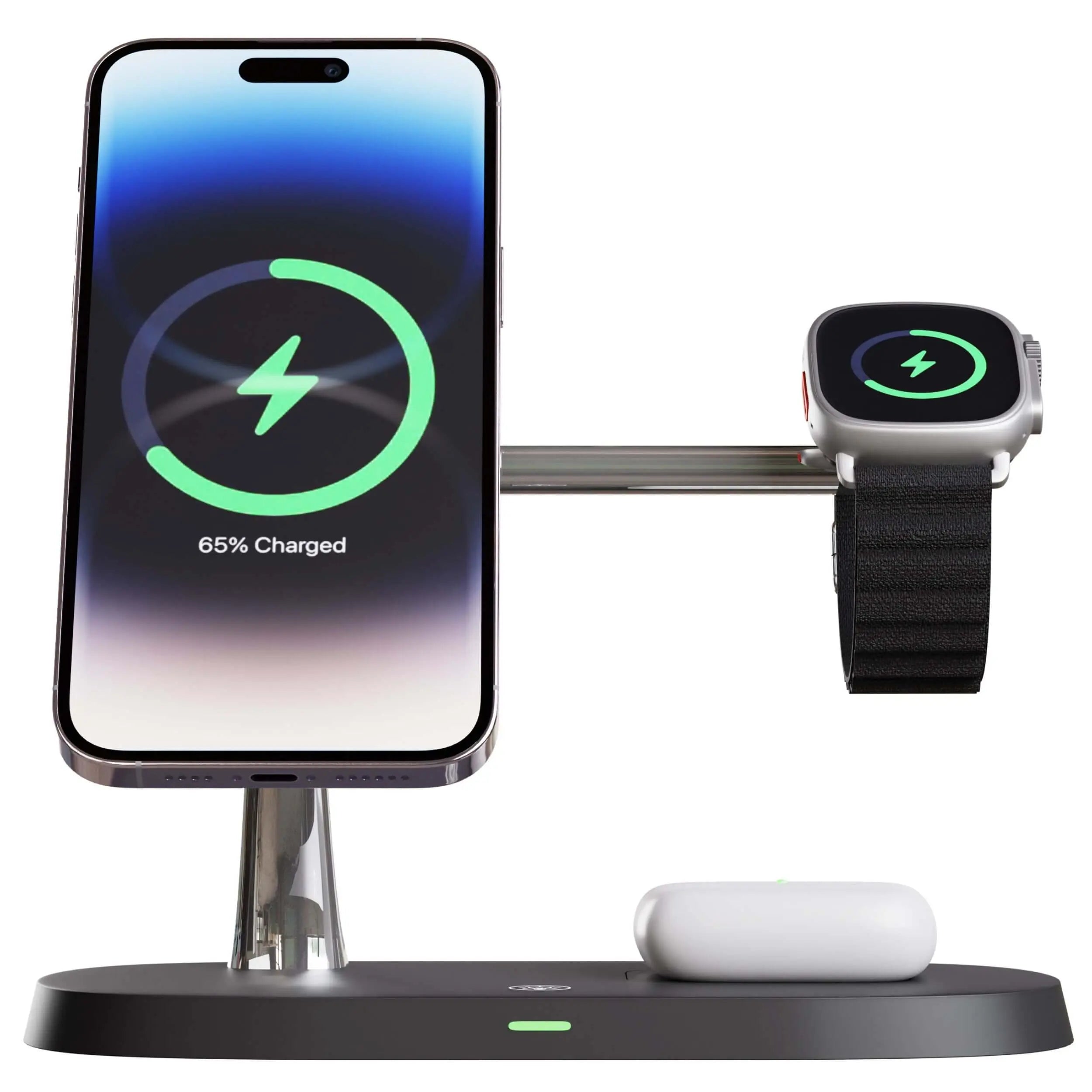 Wireless Charging Station with Magnetic Stand