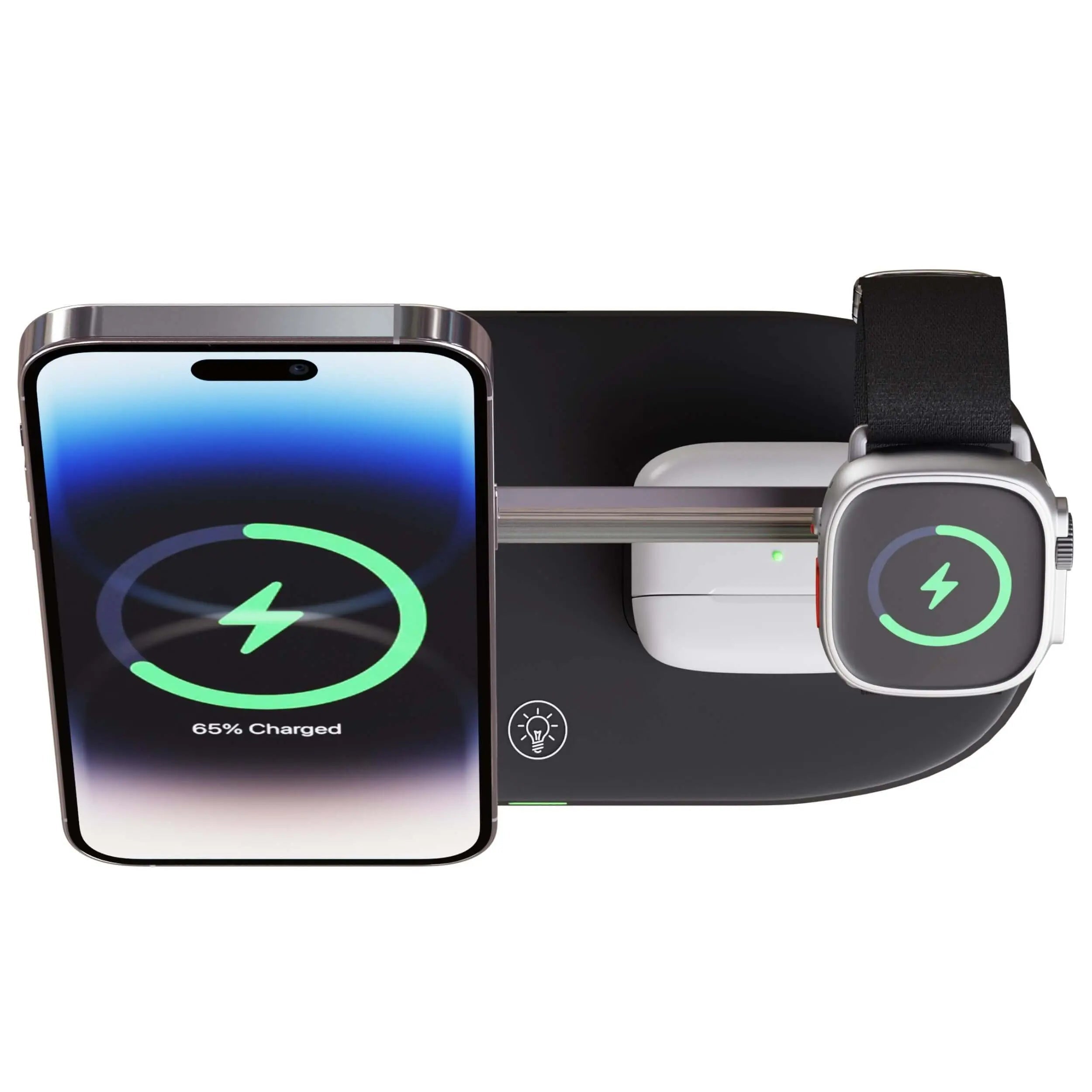 Wireless Charging Station with Magnetic Stand