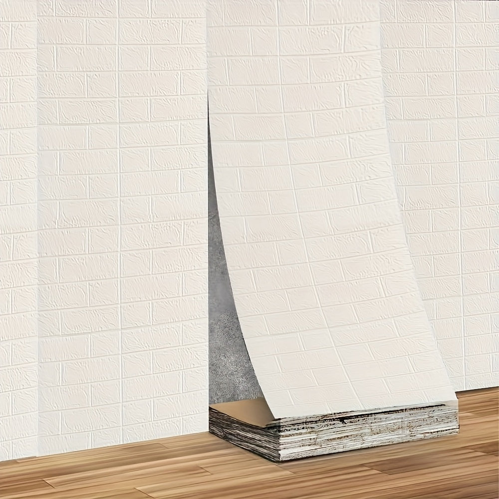 3D Peel and Stick Wall Panels Texture Waterproof Decor