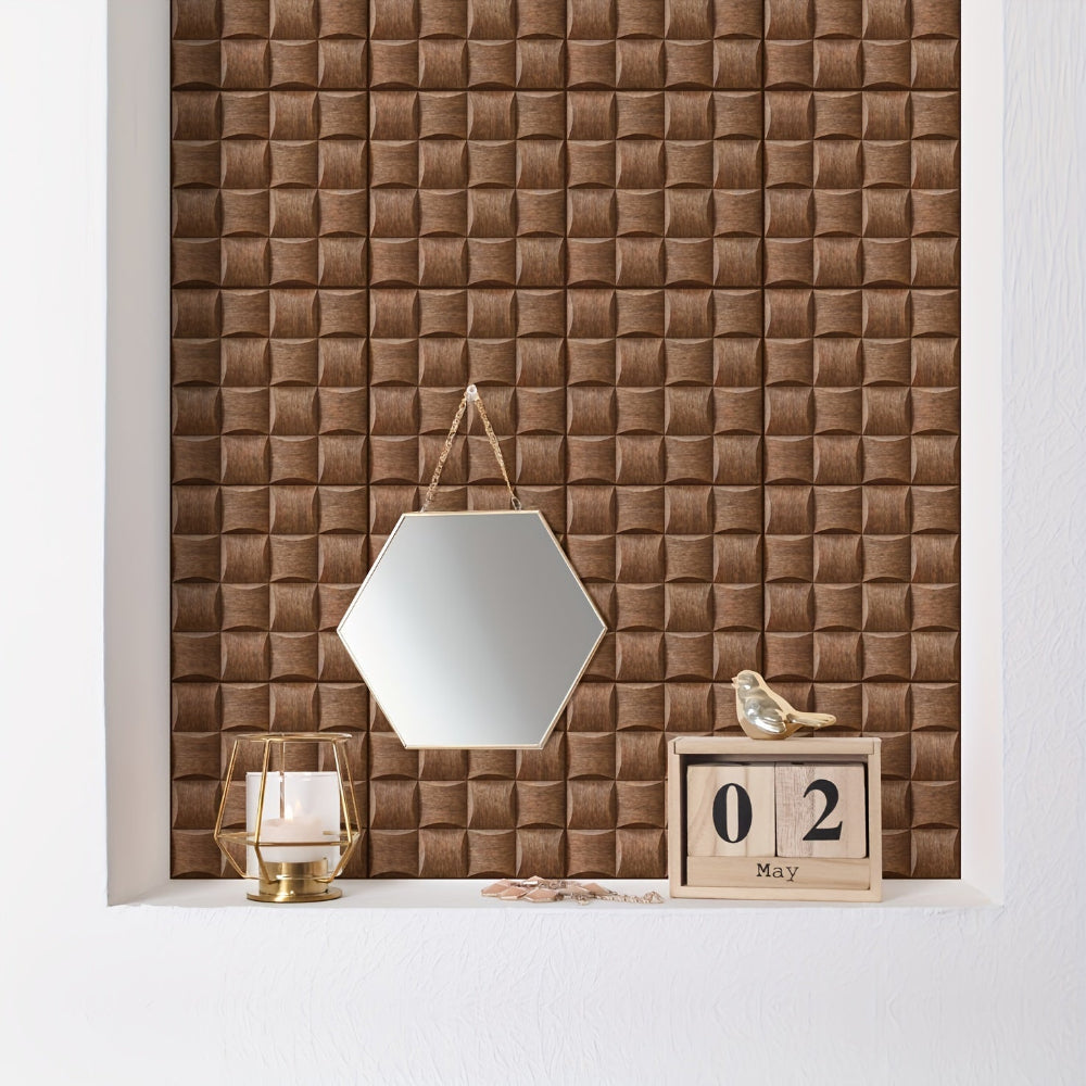 3D Wall Panels Wood Texture Peel and Stick Waterproof Decor
