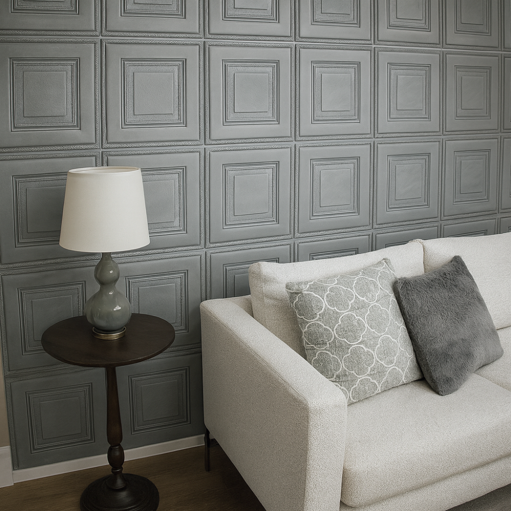 3D Wall Panels XPE Foam Self Adhesive Soundproof Decor Tiles