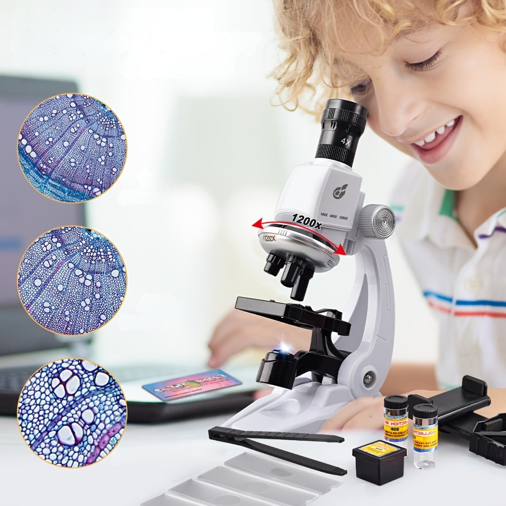 Kit de microscopio para niños Juguete educativo de plástico
