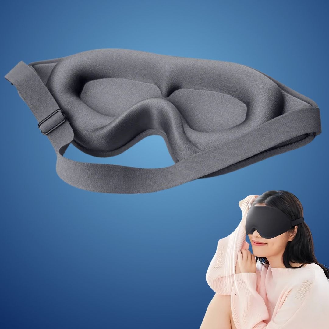 Sleep Mask 3D Eye Cover for Light Blocking