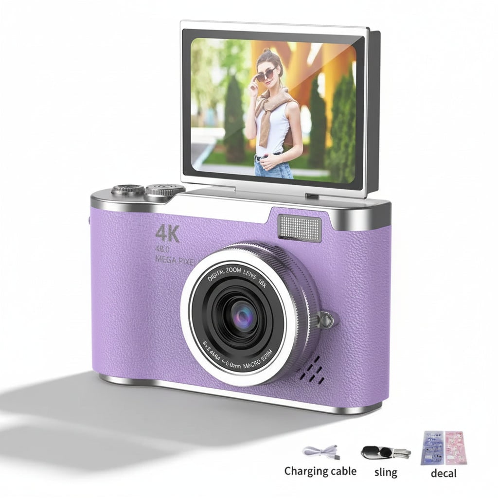 4k Camera Photo Video Camera Flip Screen Digital Device - Image 11