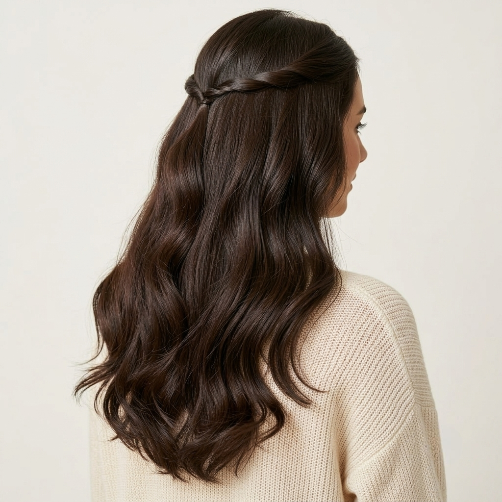Hair Extensions Wavy Clip In Volume Styling Set Human Hair