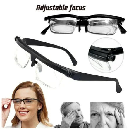 Reading Glasses Adjustable Clear Vision Eyewear