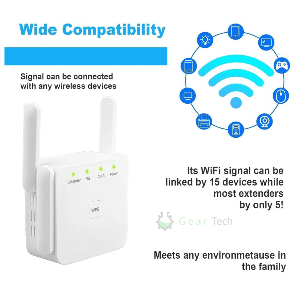 WiFi Booster Dual Band Wireless Signal Extender