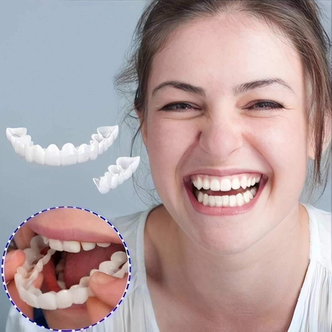 Aufsteckbare Veneers Natürliche Aussehende Künstliche Zähne