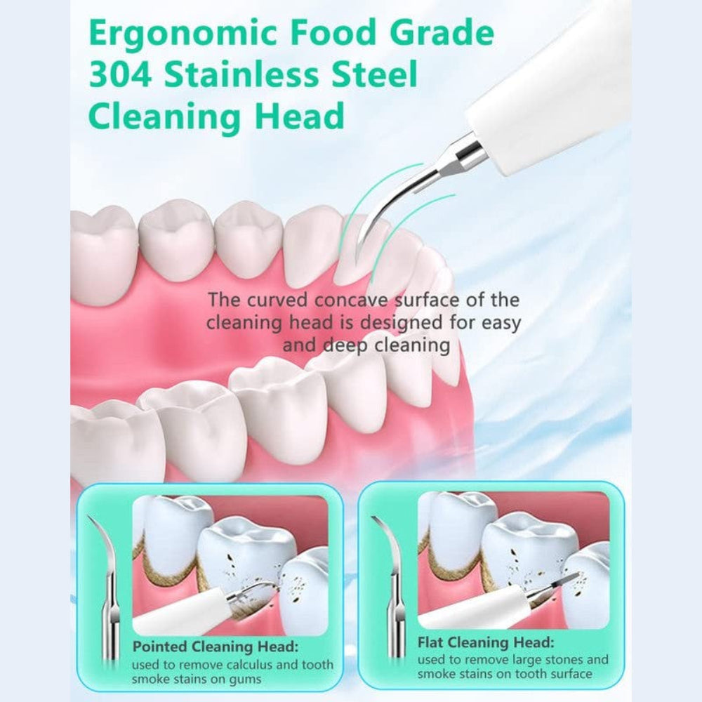 Tooth Cleaner Plaque Remover Ultrasonic USB Dental Tool