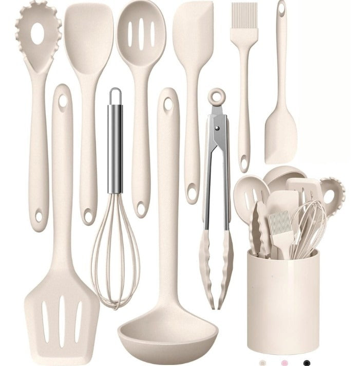 Kitchen Utensil Set Non-Stick Silicone Tools