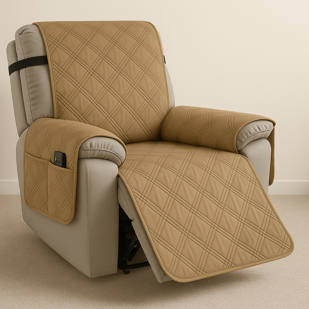 Recliner Cover Quilted Waterproof Armchair Protector