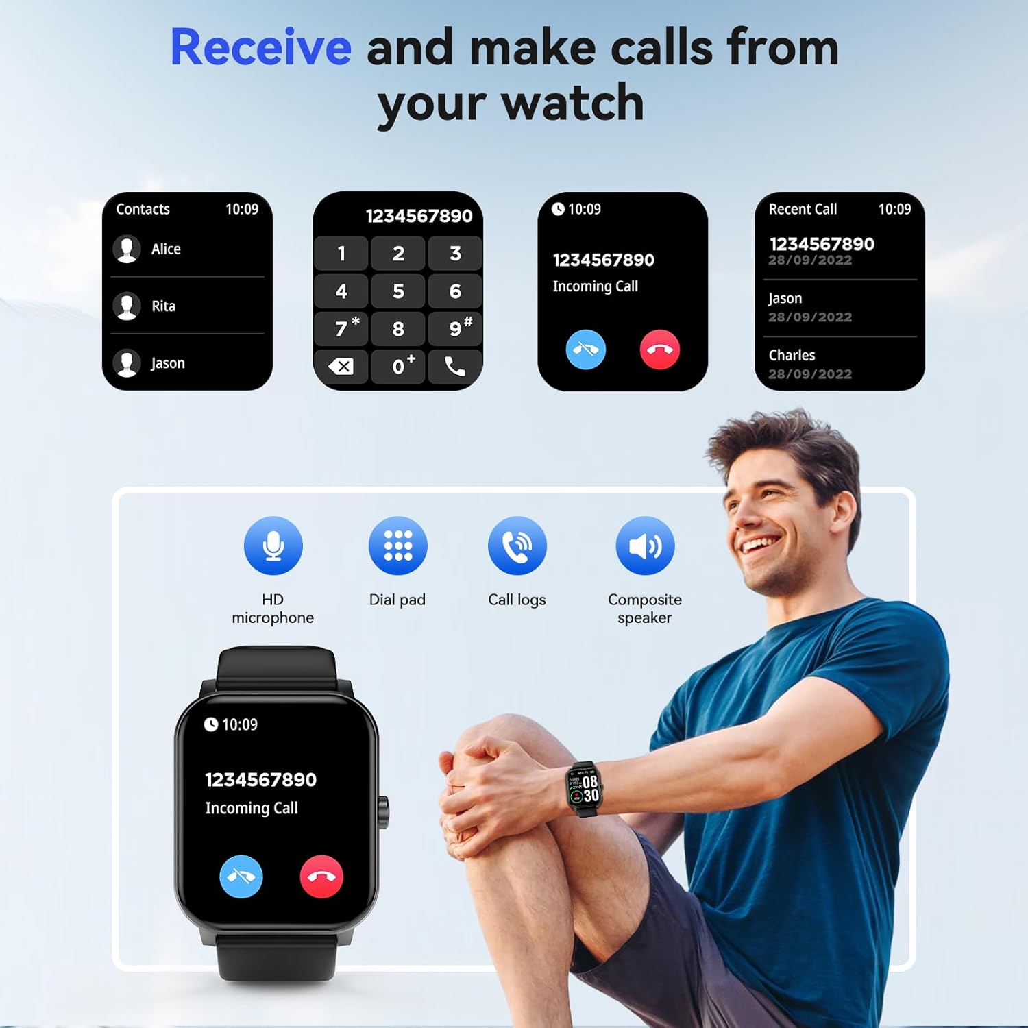 Smart Watch with Glucose and Health Monitoring