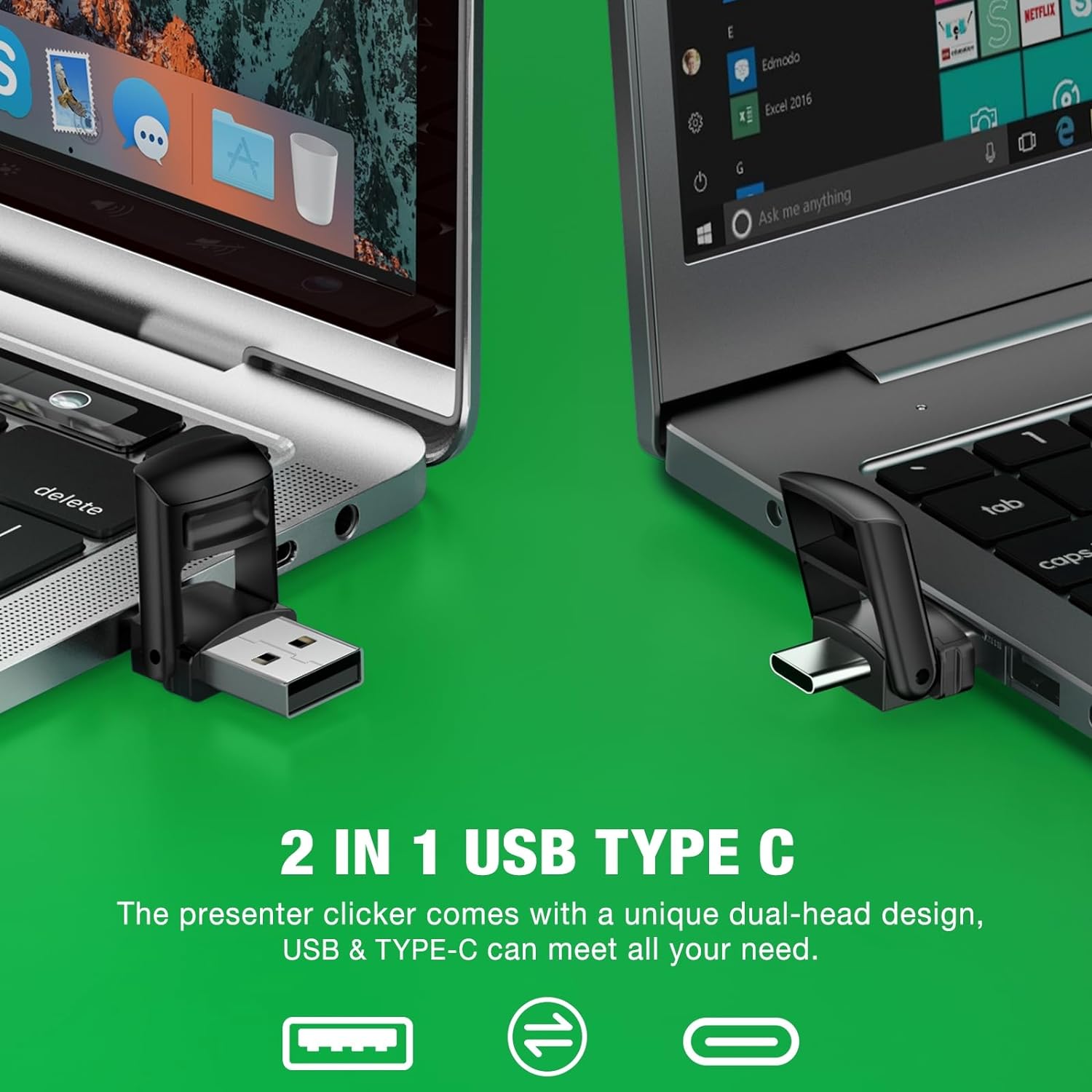 Presentation Remote Wireless USB Laser Clicker