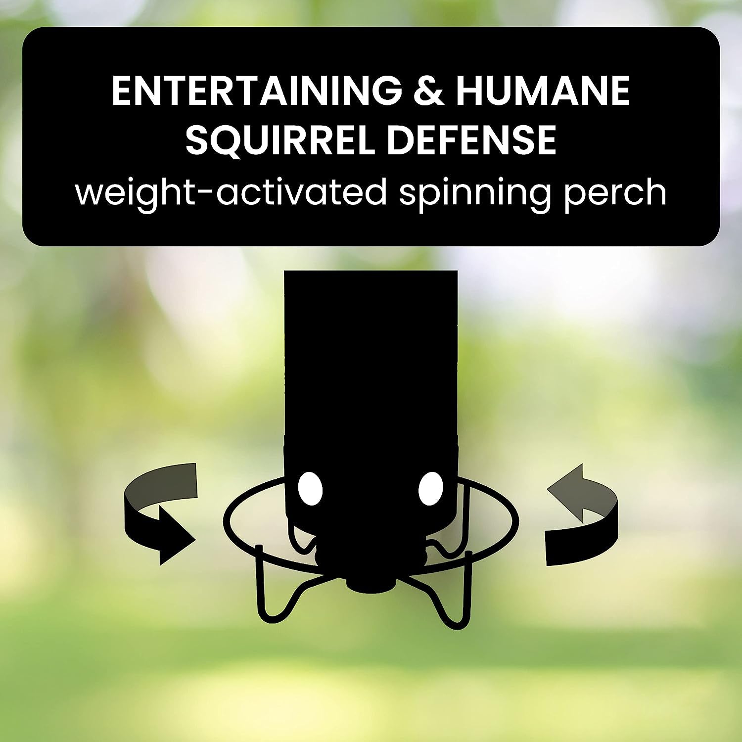 Bird Feeder Hanging Metal Squirrel Proof Tube