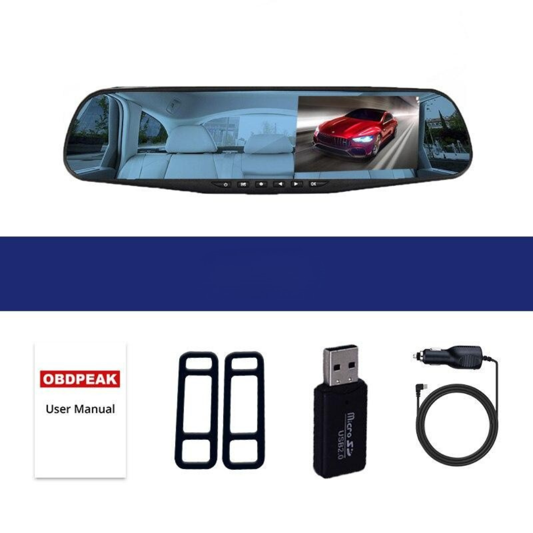 Car Camera Dual Lens Rear View Recorder