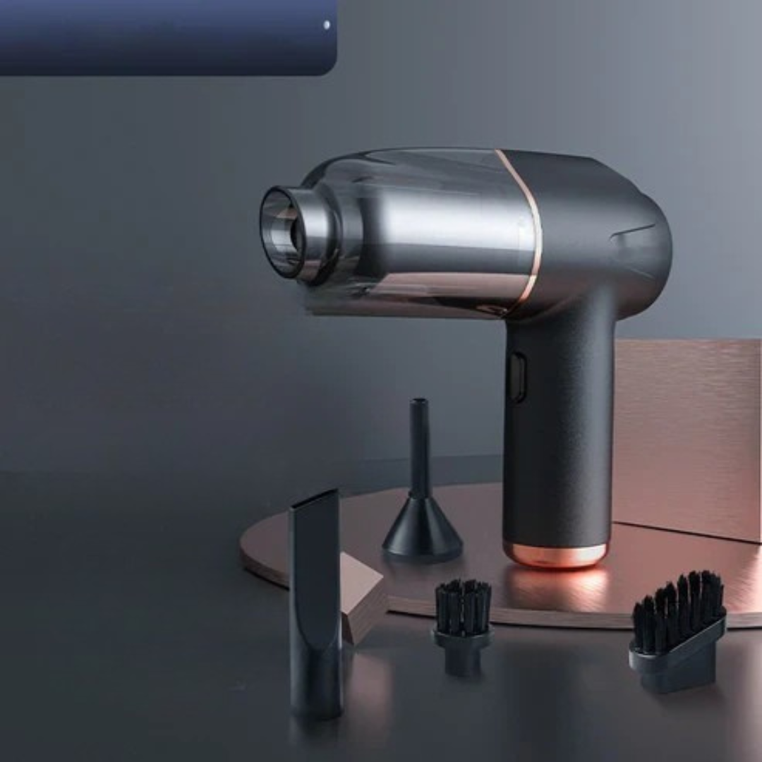 Bezdrátový vysavač s foukačem a tryskami