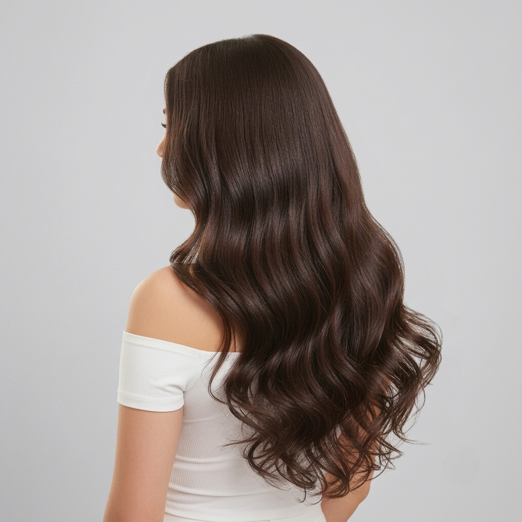 Hair Extensions Wavy Clip In Volume Styling Set Human Hair