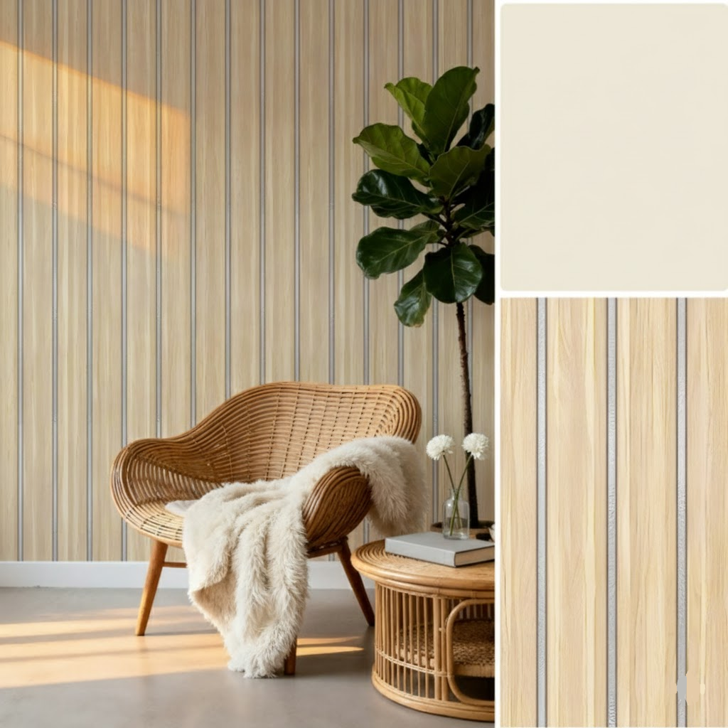 Wood Wall Panels Self Adhesive Wallpaper Waterproof PVC Decor
