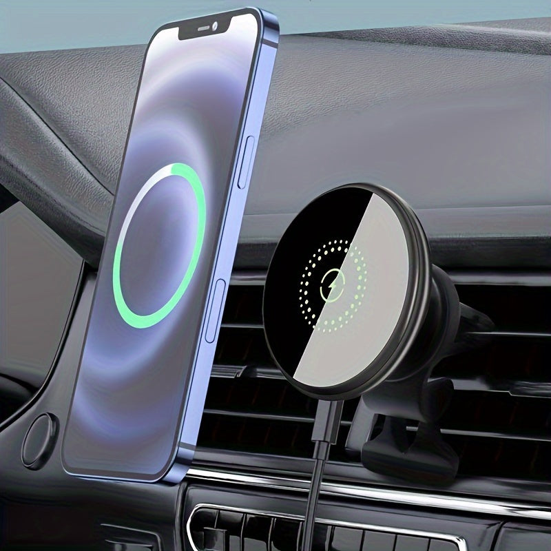Wireless Car Charger Magnetic Phone Mount