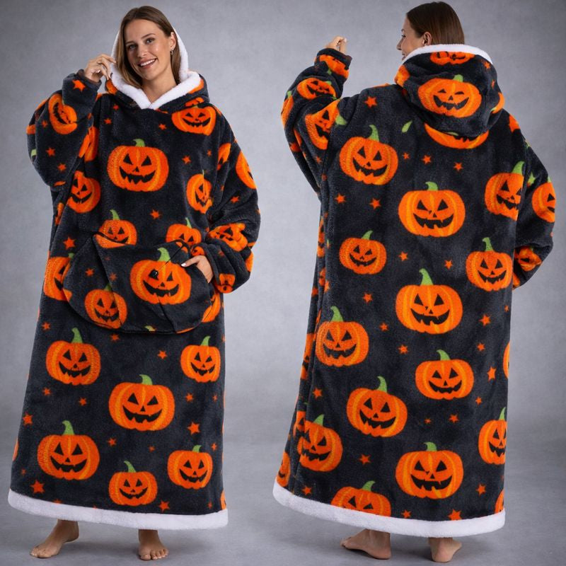 Wearable Blanket Hoodie Oversized Cozy Lounging Pullover