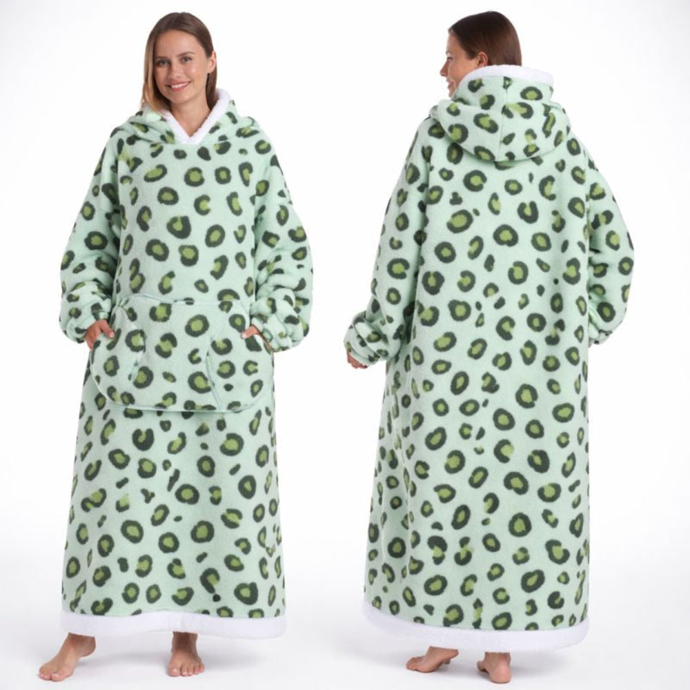 Wearable Blanket Hoodie Oversized Cozy Lounging Pullover