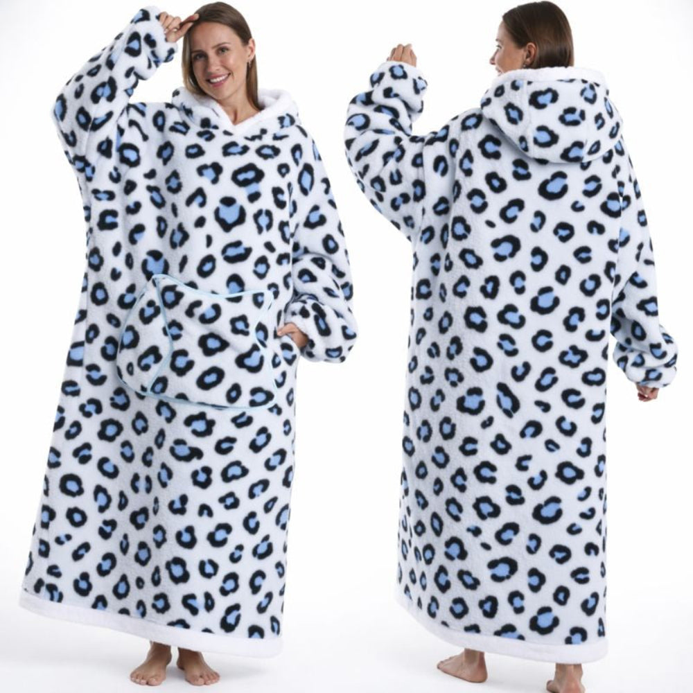 Wearable Blanket Hoodie Oversized Cozy Lounging Pullover