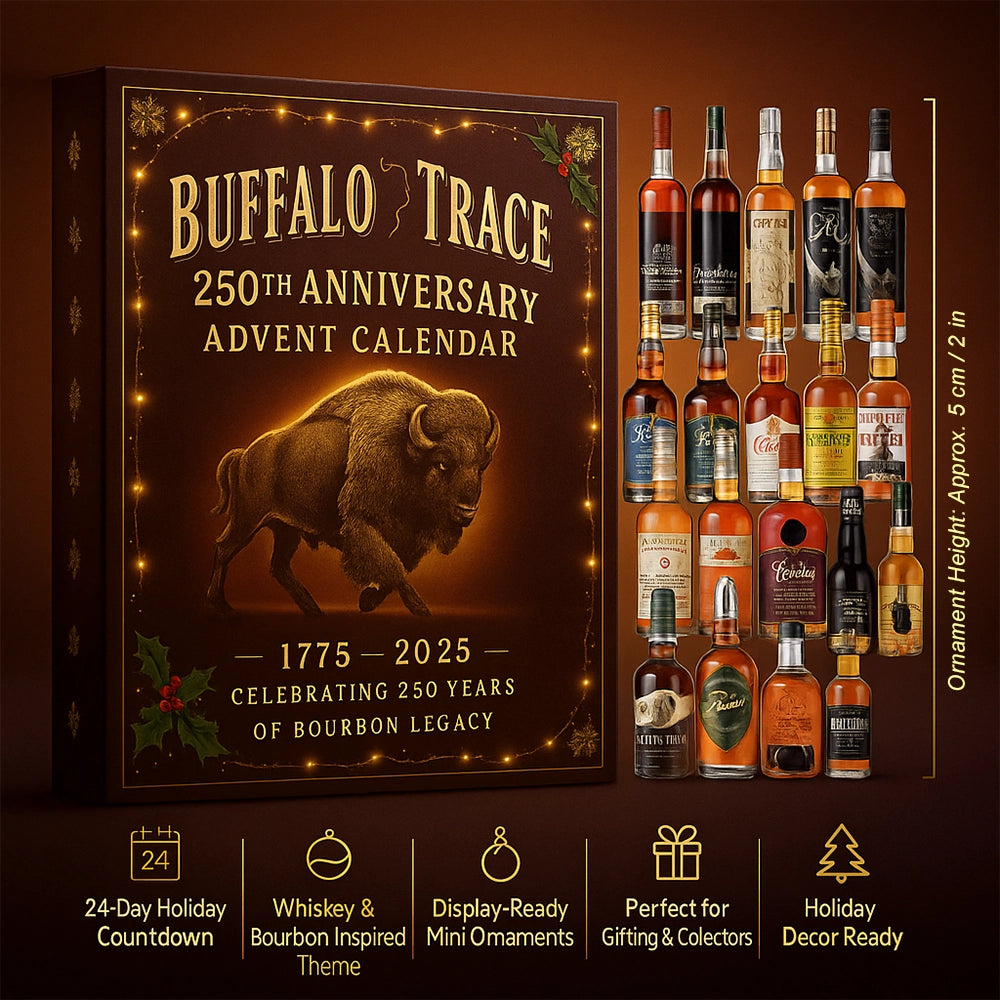 Advent Calendar Whiskey Bourbon Gift Countdown Set