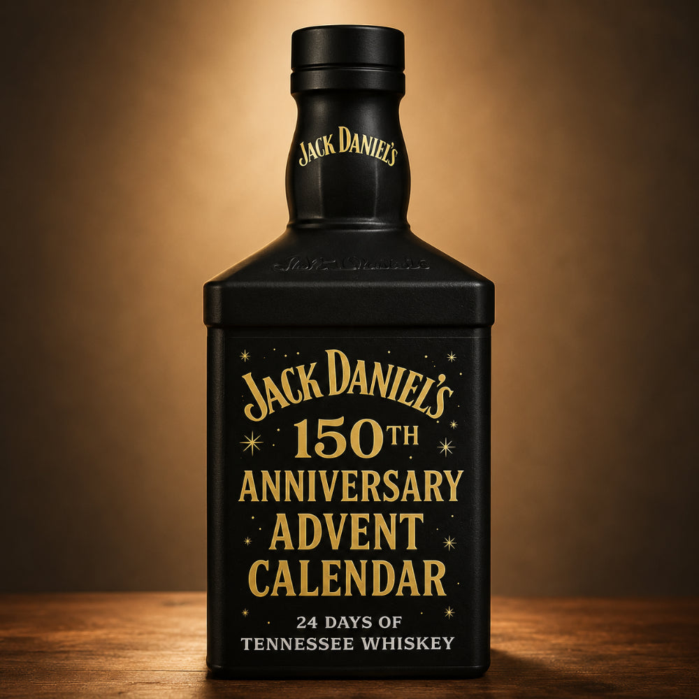 Adventskalender Mini-Flaschen Whiskey Bourbon Dekor Geschenkset