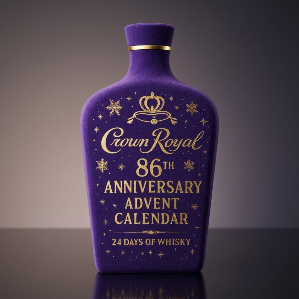 Adventskalender Mini-Flaschen Whiskey Bourbon Dekor Geschenkset