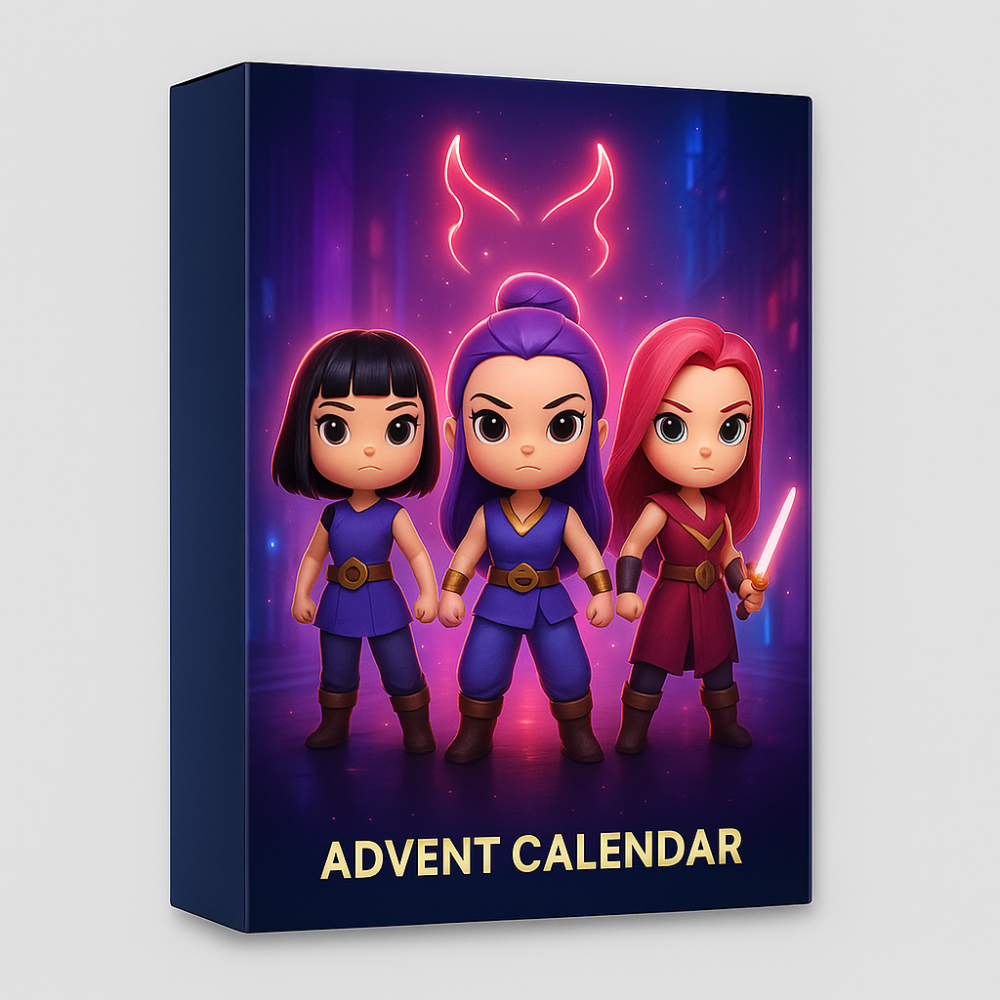 Advent Calendar Anime Christmas Countdown Figurine Gift Set