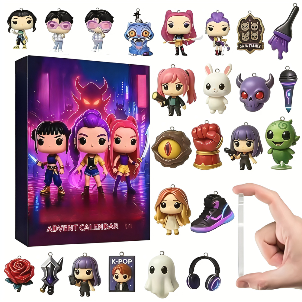 Advent Calendar Anime Christmas Countdown Figurine Gift Set