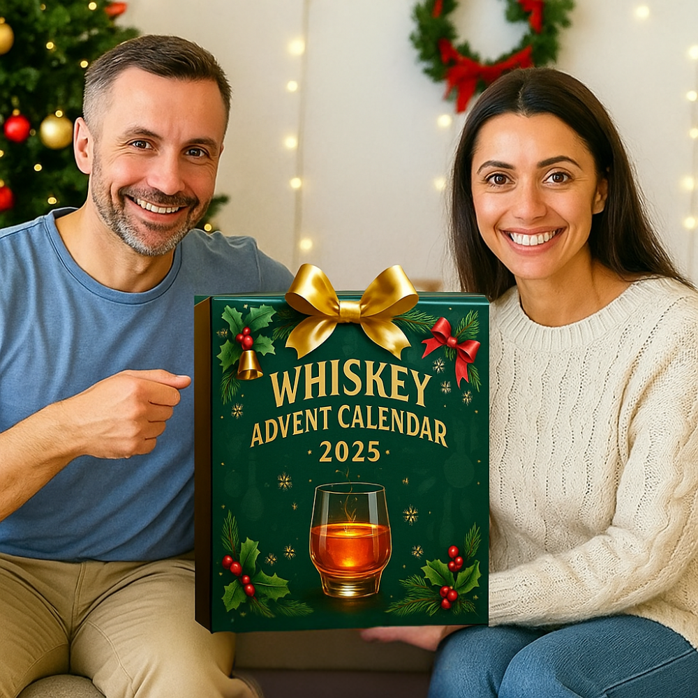 Advent Calendar Whiskey Gift Box Adults Edition Christmas Set