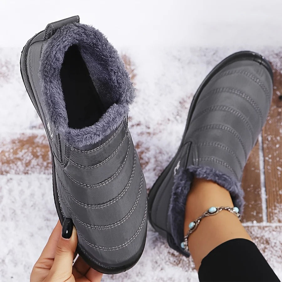 Women’s Waterproof Thermal Winter Boots | Slip On Snow