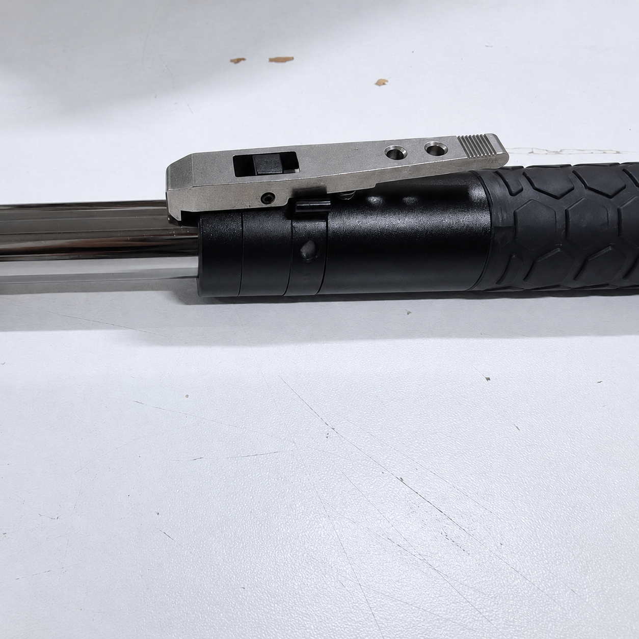 Bastón de senderismo automático para caminar, bastón de trekking de seguridad