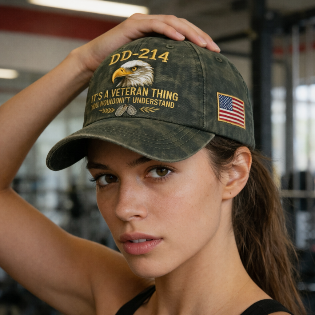 Baseball Cap Military Veteran Adjustable Hat