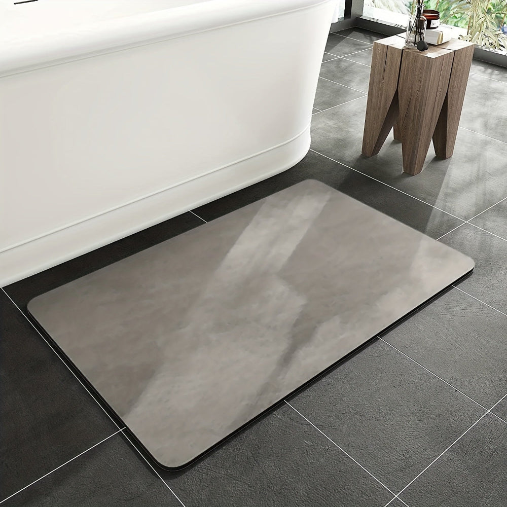 Bath Mat Quick Dry Non Slip Absorbent Bathroom Floor Mat