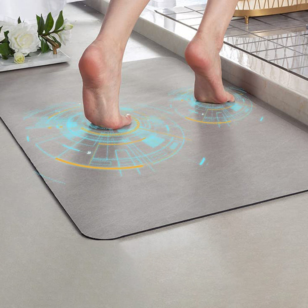 Bath Mat Quick Dry Non Slip Absorbent Bathroom Floor Mat