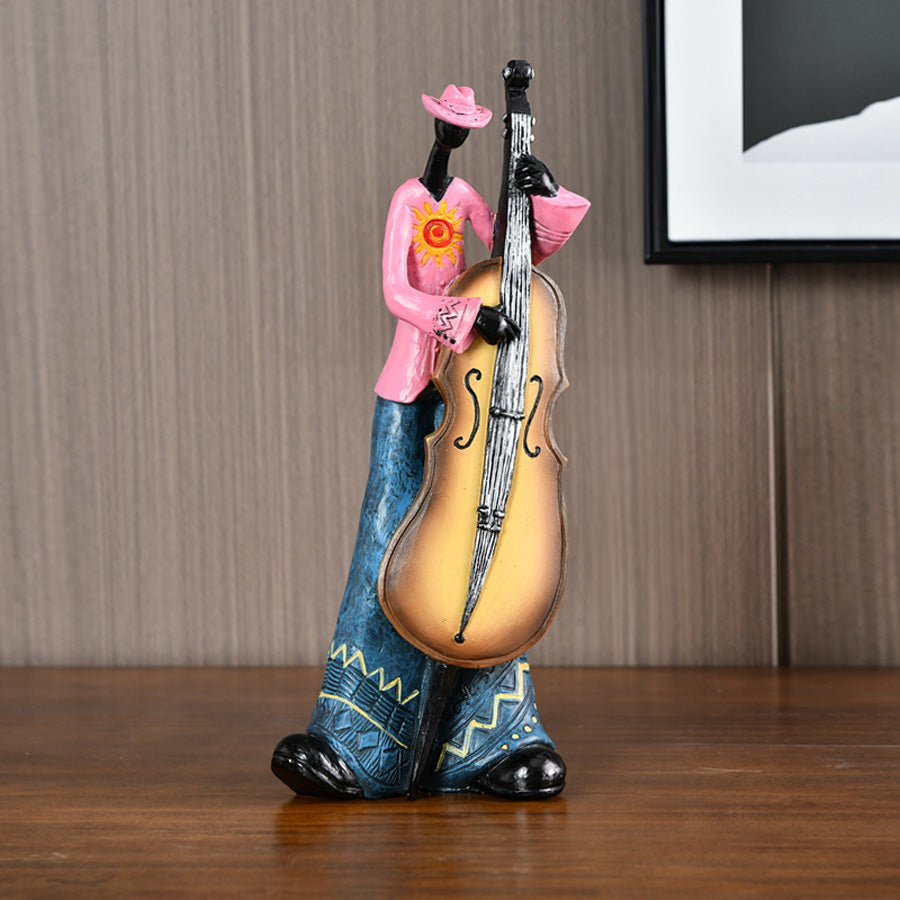 Wall Art Resin Jazz Musician Sculpture