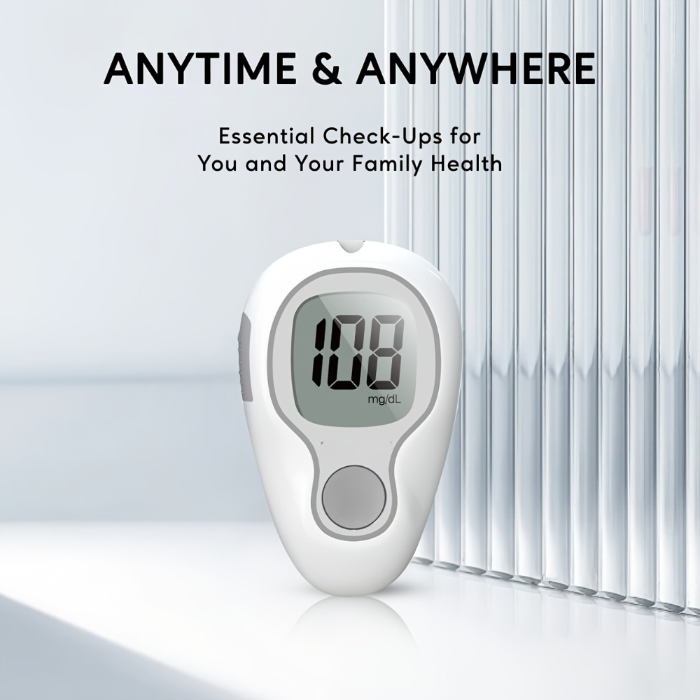 Blood Glucose Monitor Kit Digital Diabetes Testing Accurate Reading