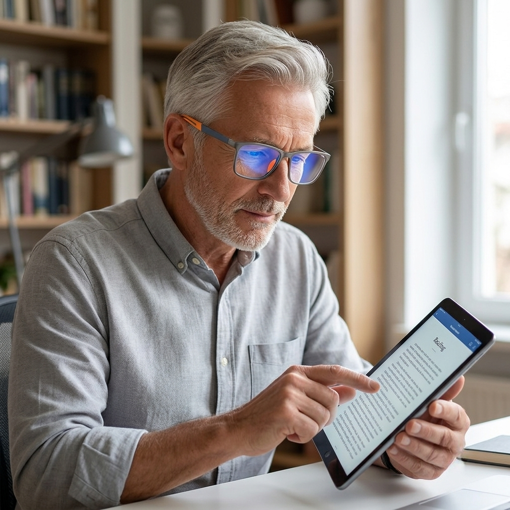 Blue Light Glasses Mens Reading Eyeglasses