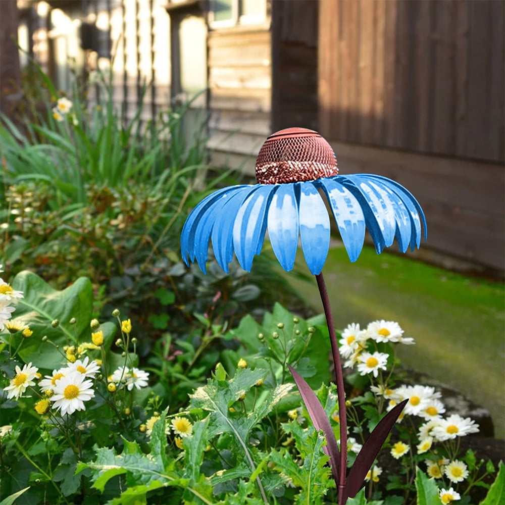 Bird Feeder Metal Flower Garden Ornament