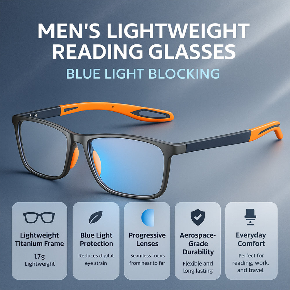 Blue Light Glasses Modern Frame Comfortable Daily Screen Use