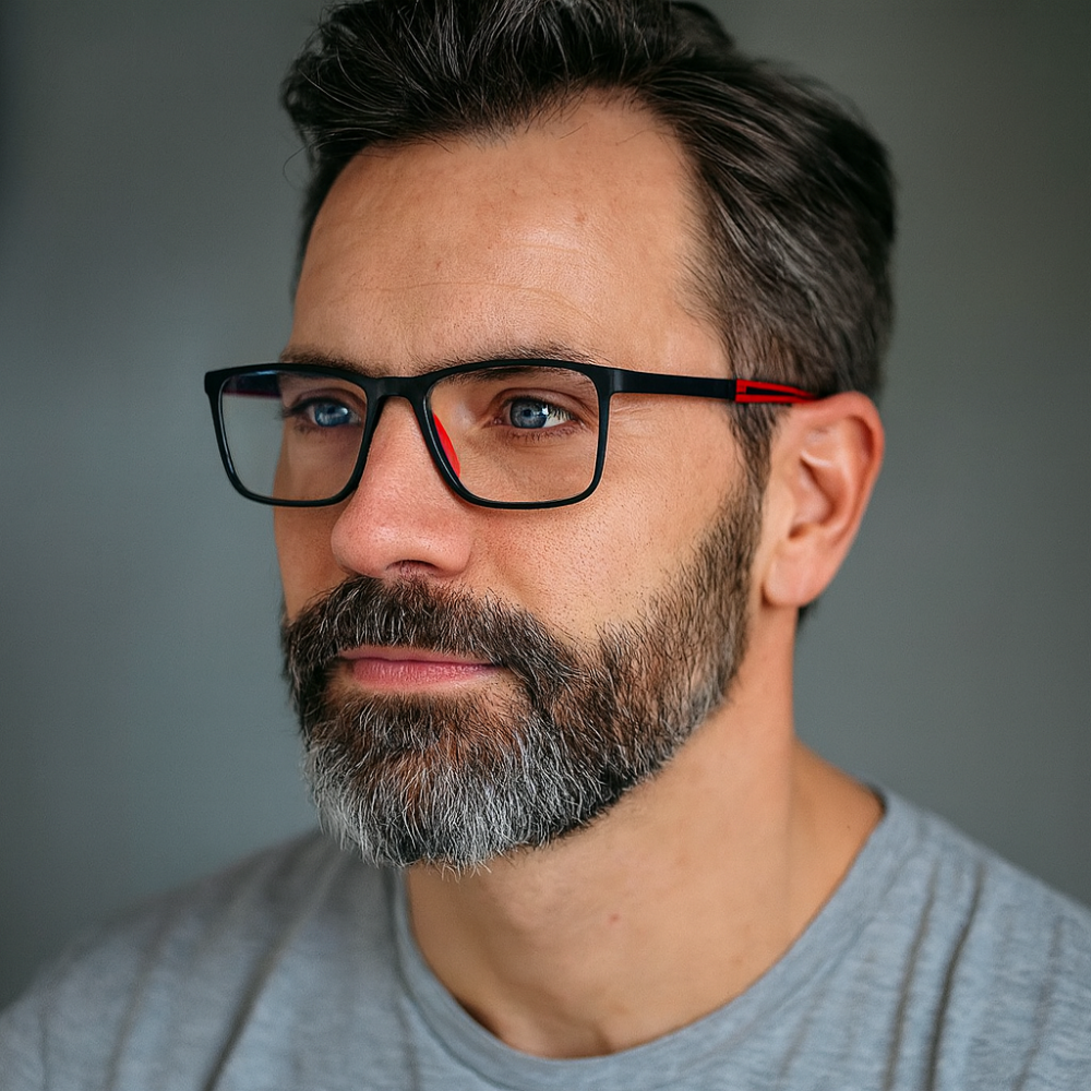 Blue Light Glasses Modern Frame Comfortable Daily Screen Use