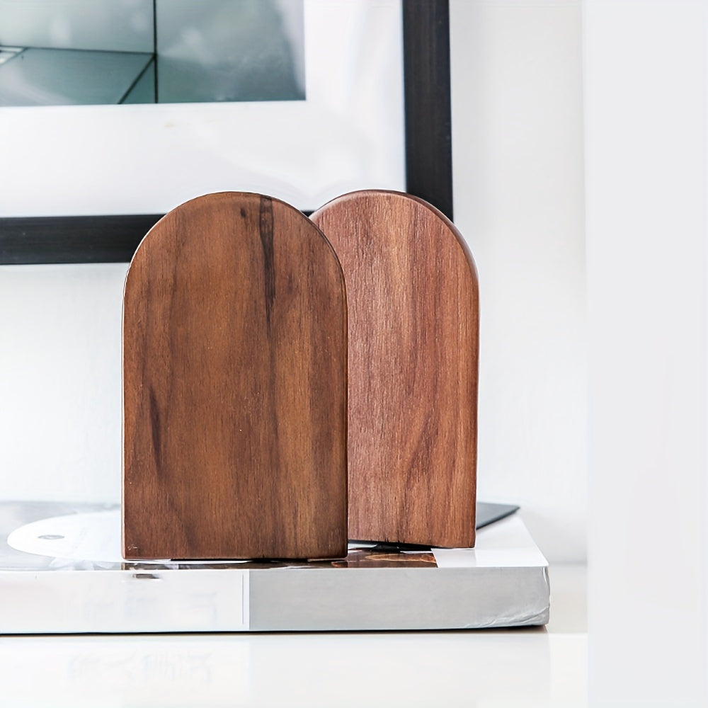Bookends Modern Arched Desk Organizer Pair
