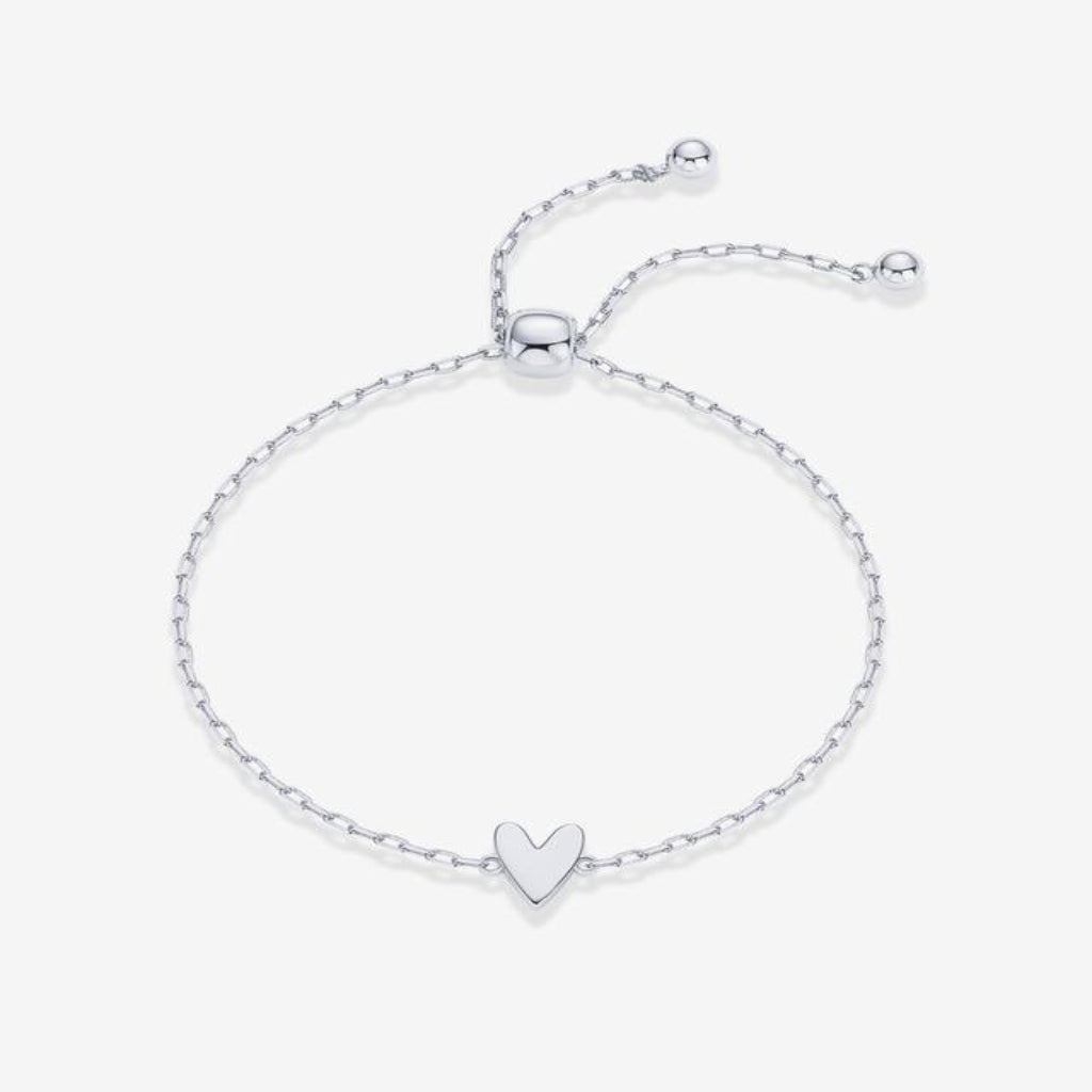 Bracelet Heart Charm Adjustable Love Jewelry