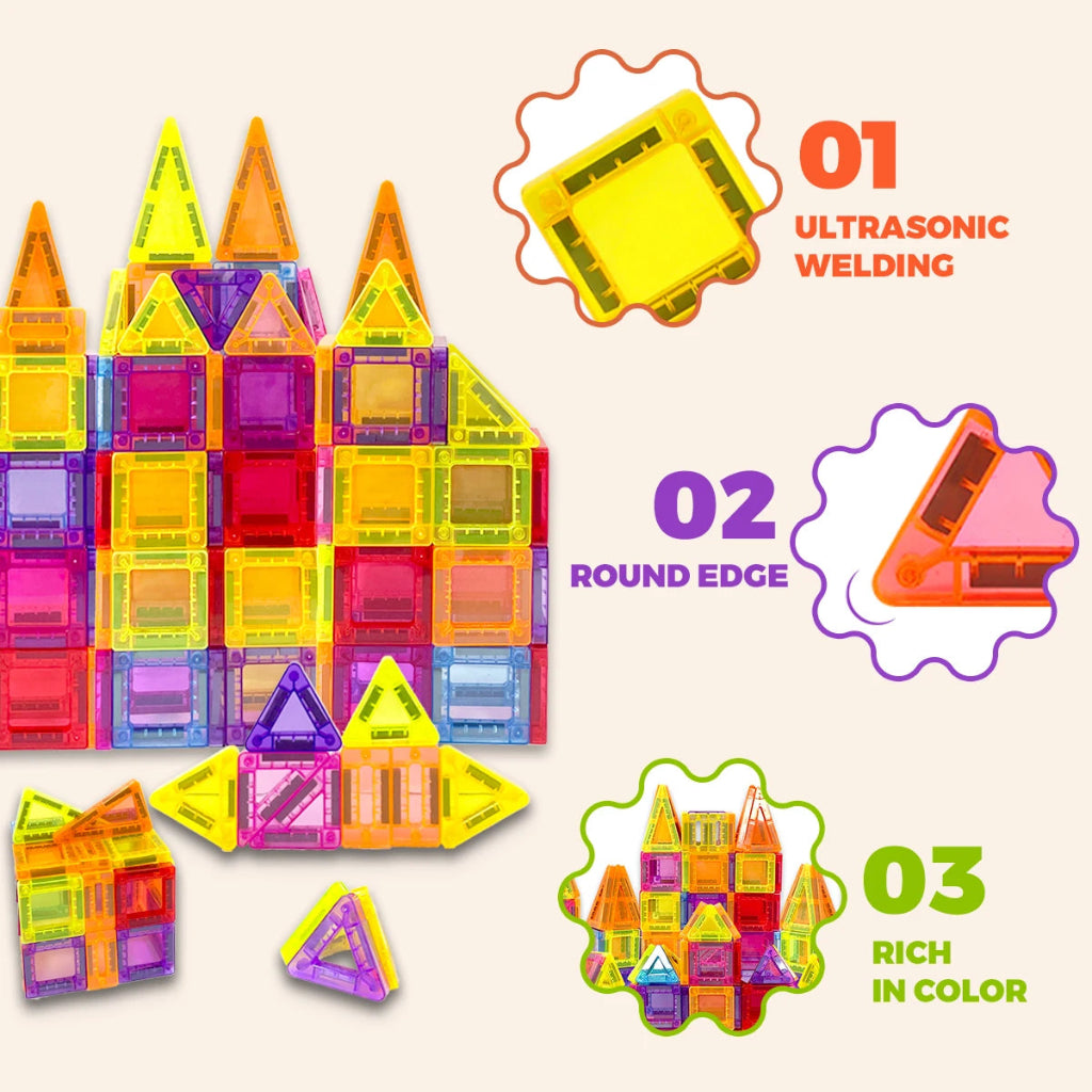 Building Blocks Educational Magnetic STEM Toy Set 2